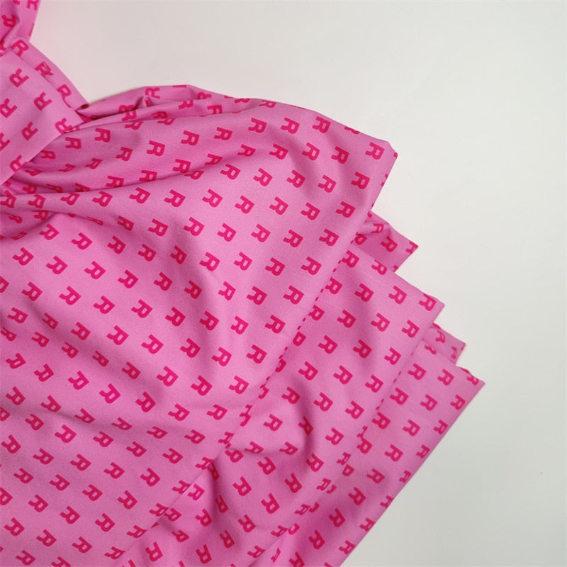 2024 Summer Letter Print Big Bow Crop Top Elegant Women Sexy Strapless Layered Bowknot Backless Shirt Casual Clothing Party Tops