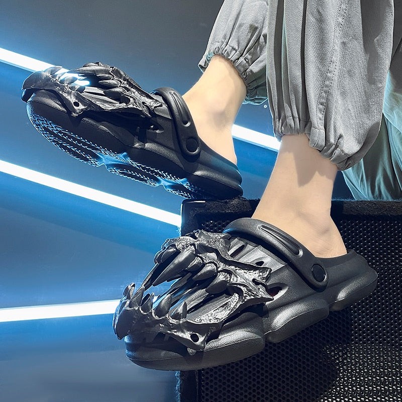 2024 Summer Women Men Sandals Light EVA Men's Casual Shoes Hole Shoes Clogs Lovers Home Garden Outdoor Male Beach Flat Slippers