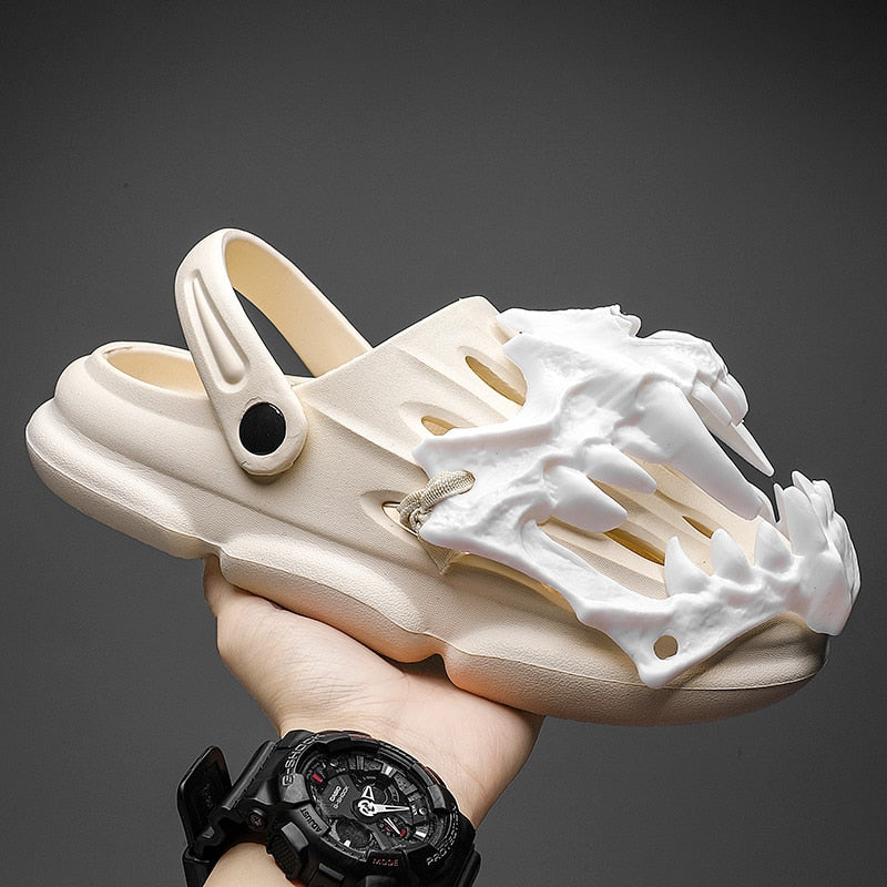 2024 Summer Women Men Sandals Light EVA Men's Casual Shoes Hole Shoes Clogs Lovers Home Garden Outdoor Male Beach Flat Slippers