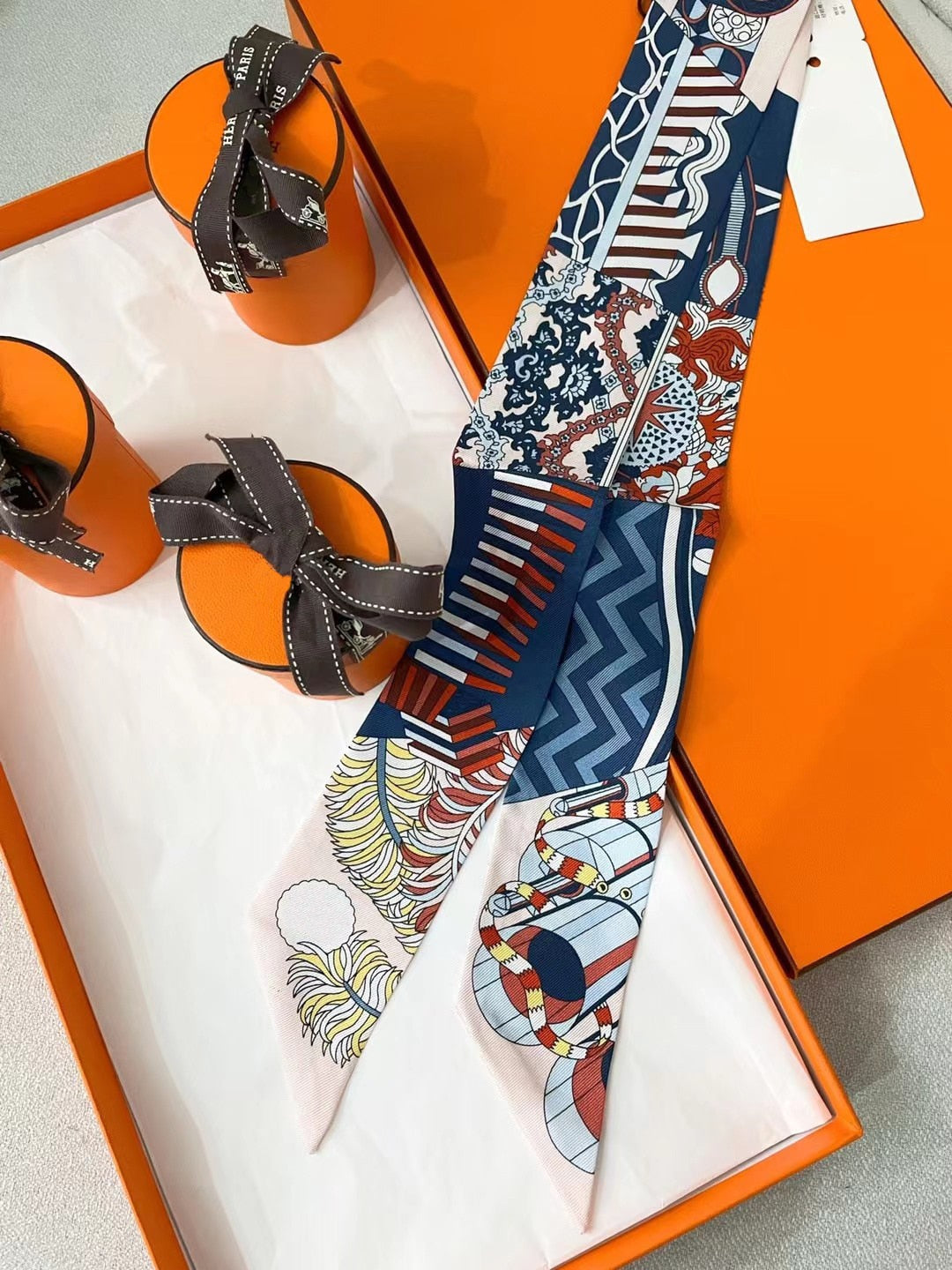 2024 new mulberry silk silk tie bag long silk scarf star internet celebrity same style suit scarf streamer headband 3 5X 86CM