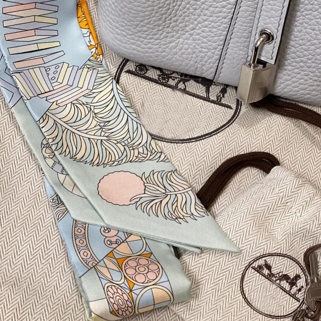 2024 new mulberry silk silk tie bag long silk scarf star internet celebrity same style suit scarf streamer headband