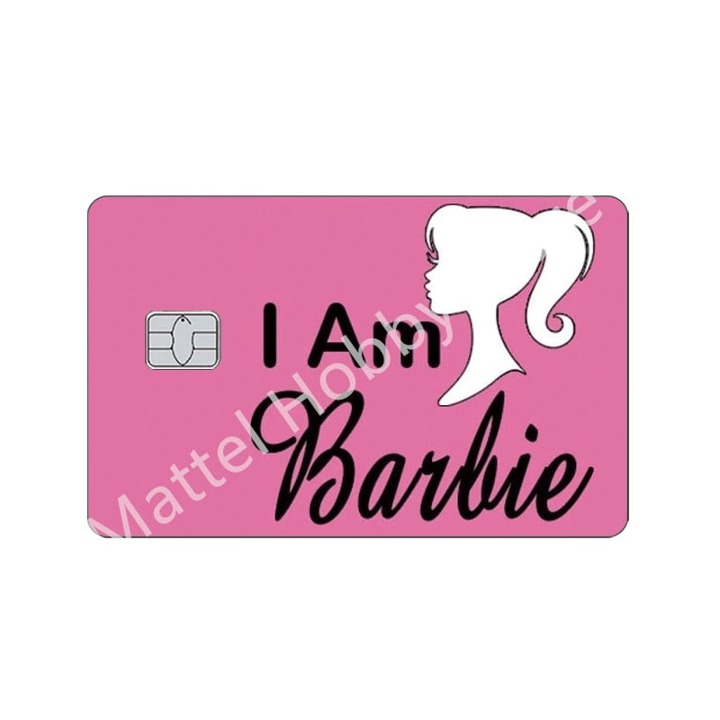 22 Models Barbie Cards Sticker Anime Fashion Y2K Girls Bank Credit Cards Cover Women Anti-Scratch Protection Stickers Film Decor barbie sticker 4