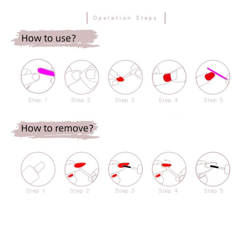 24Pcs/Set Wearable Gold Foil Nail Patch White Purple Smudged Press on Nails French Style Fake Nail Girls Beauty Decor Wholesale