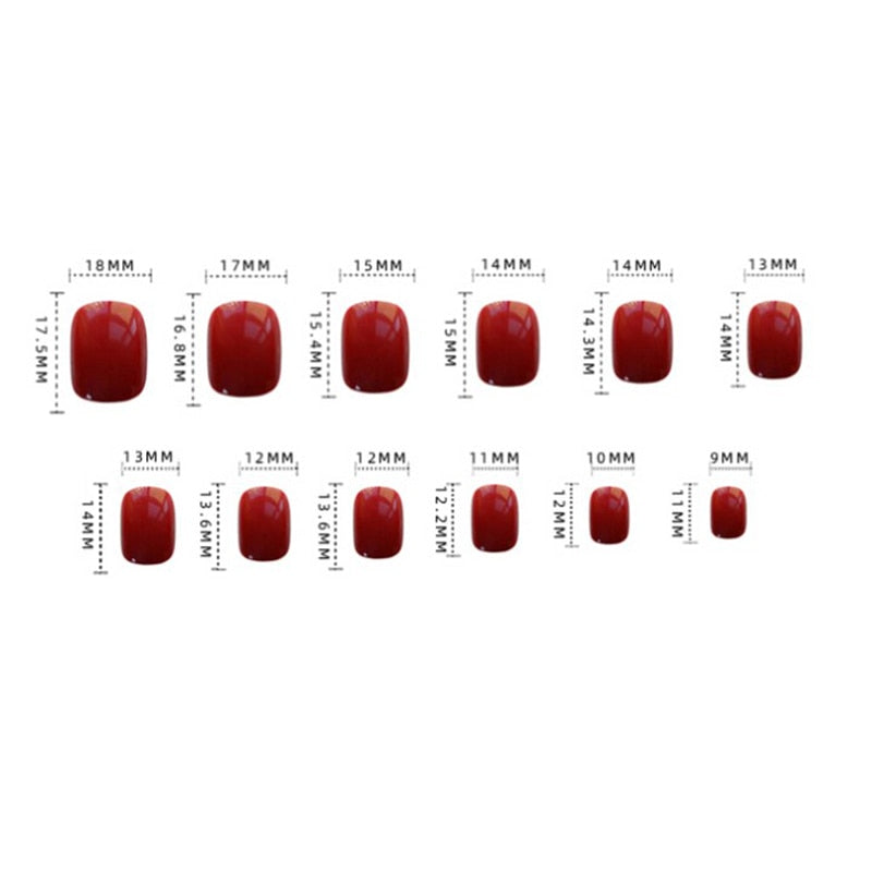 24pcs/box Fake Toenails With Designs Artificial Press On Nail Tips Full Cover Over Head False Nails With Glue Nail Art For Girls