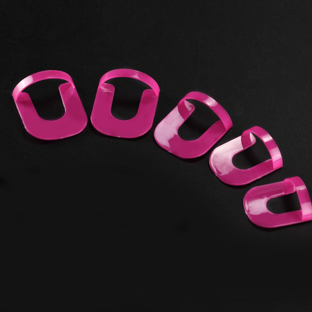 26pcs/set 10 Sizes G Curve Shape Varnish Shield Nail Protector Finger Cover Spill-Proof French Stickers Manicure Nail Art Tools 26pcs