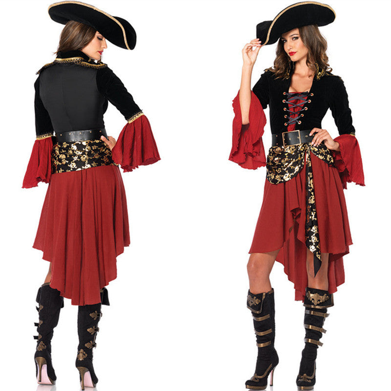 Piratenkostüm für Damen, Halloween-Kostüm