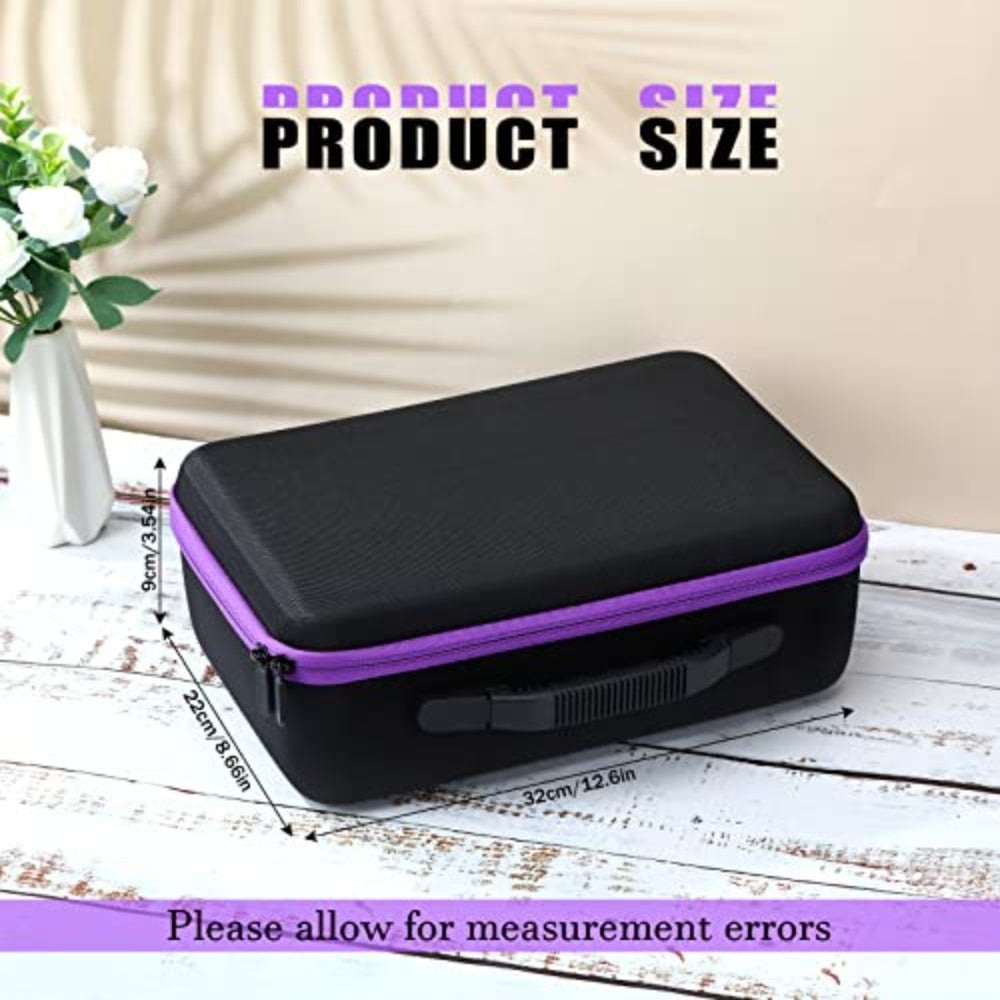 7/12/30/60/120 Slots Essential Oil Case Nail Polish Portable Storage Bag Perfume Oil Essential Oil Box Travel Carrying Holder