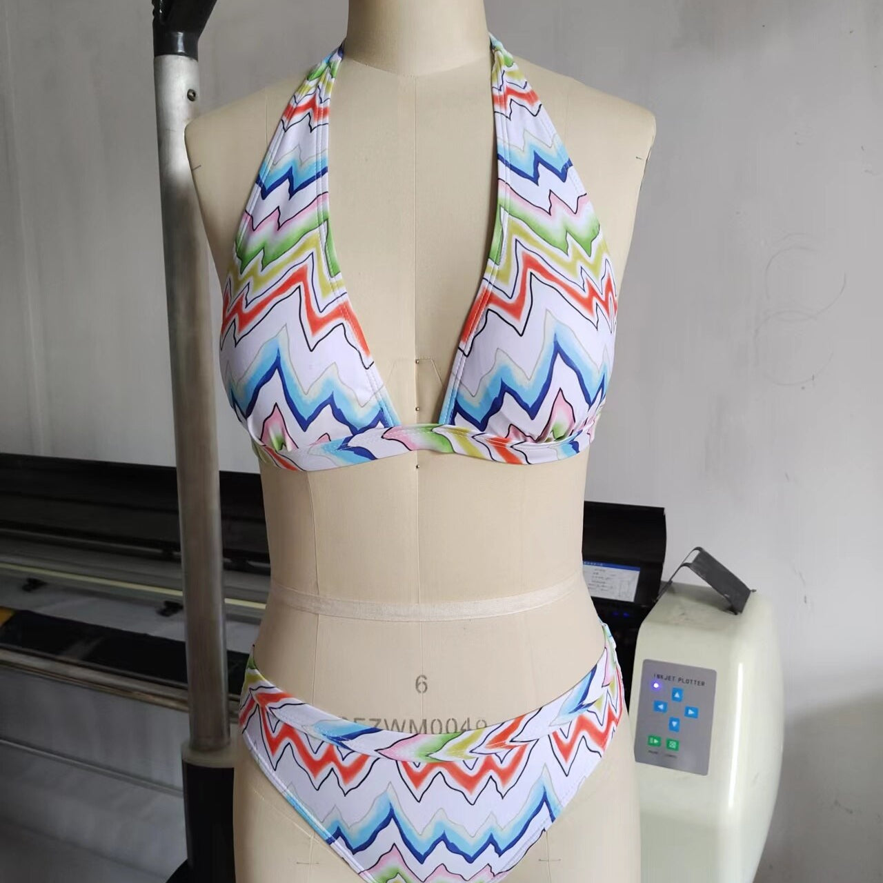 Tankini Fashion Colorblock Rainbow Striped Beach Swimsuit Set - Suit Surf Wear String Bathing Suit Luxury