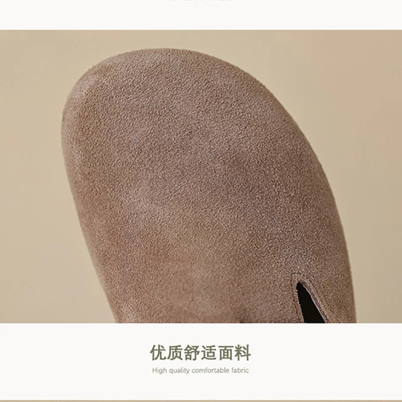 2023 Spring and Autumn Women’s Flat Shoes Genuine cowhide Fashion mary jane Ladies casual leather shoes boat shoes