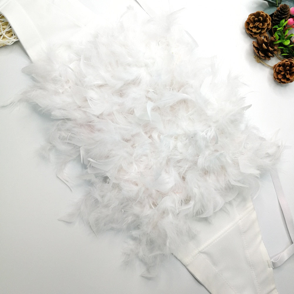 Autumn Feather Women T Shirt Camiseta Mujer Casual Tops Tee Woman Clothes Fashion Crop Top Roupas Femininas Ladies T-Shirt Blusa 8252-white