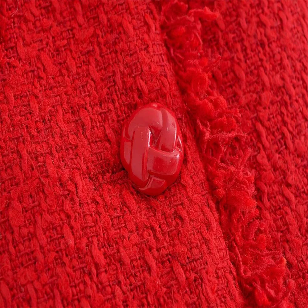 Autumn New Women's Wear European and American Style Fashion Coarse Jacket Coat