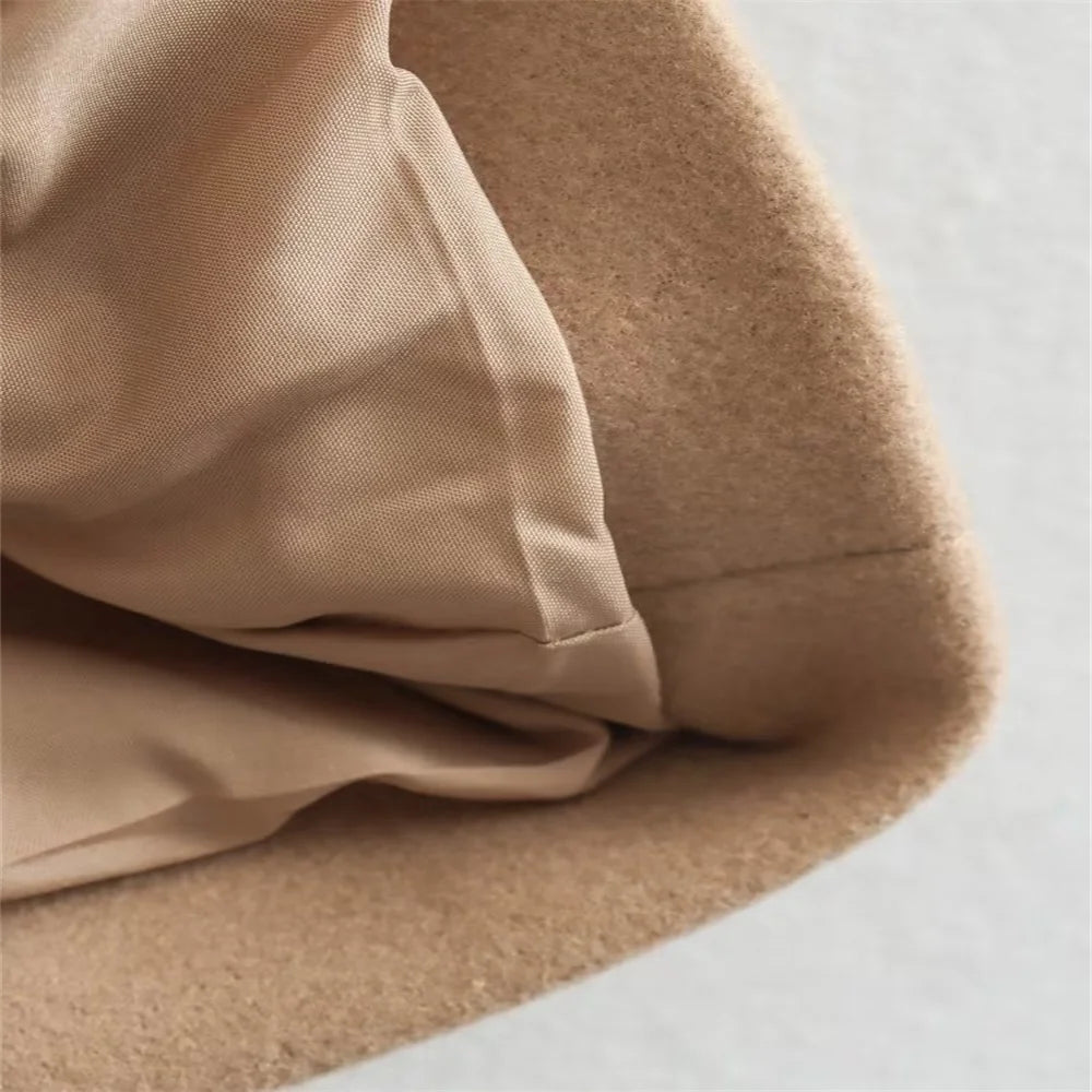 Autumn New Women's Wear European and American Style Loose French Small Crowd Loose Long Sleeve Casual Coat Coat Coat