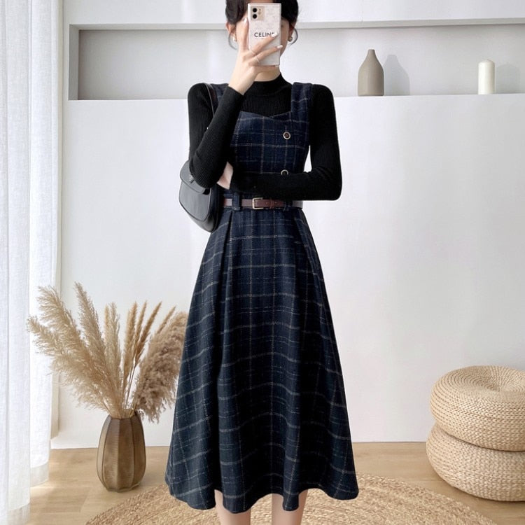 2 piece knit dress best sale