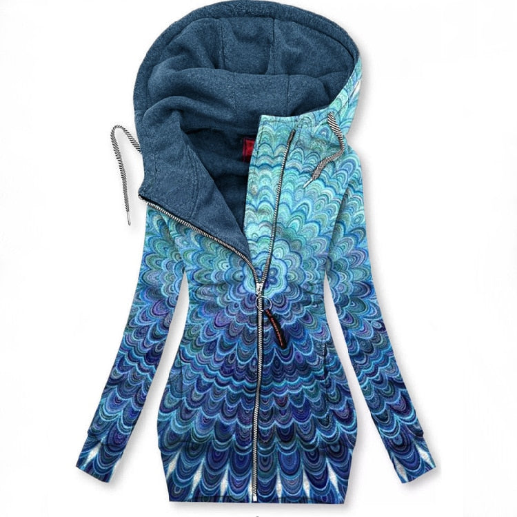 Autumn Winter Woman Sweatshirt Fleece Hooded Zipper Hoodies Female Casual Woman Cardigan Clothes for Teens 5