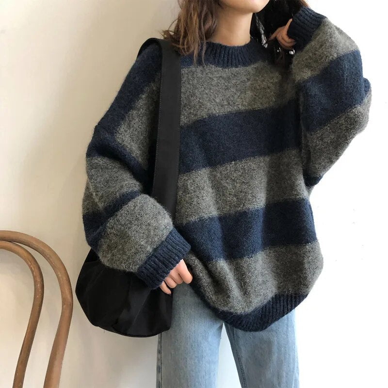 Autumn Winter Women Cardigan Knitted Sweater Jacket Warm Embroidery Fashion Knit Cardigans Coat Lady Loose Sweaters 2022 13 One Size
