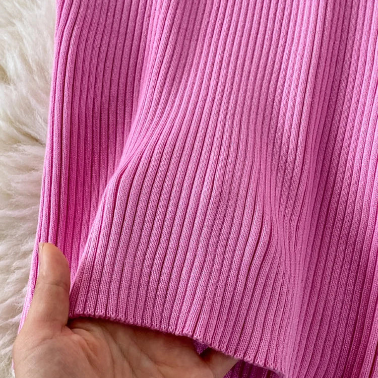 Autumn Winter Women Dress Elegant Cross V-neck Slim Waist Knitted Bodycon Dress Korean Office Lady Vestidos