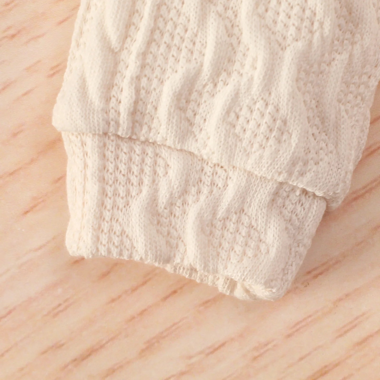 Autumn and Winter Baby And Toddler Baseball Collar Knitted Jacquard Fabric Jumpsuit+Elastic Waist Pants Casual Set