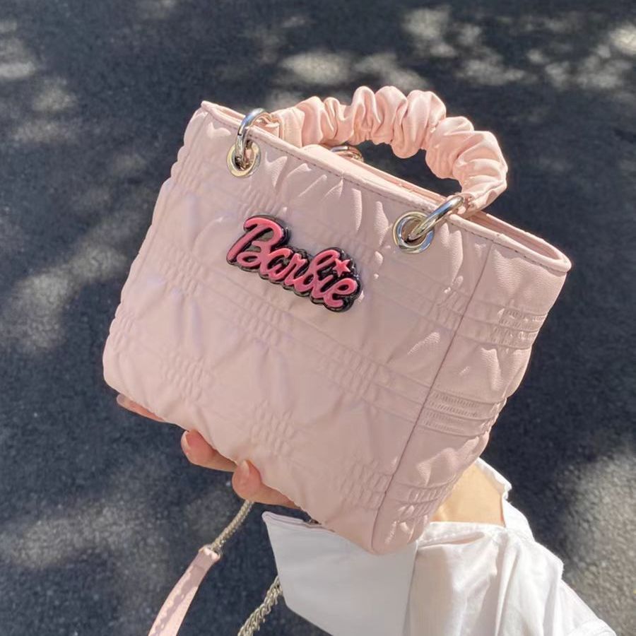 Barbie Bag Fashion Women Dreamy Handbag Kawaii Y2K Girls Shoulder Crossbody Tote Bags Anime Women Shopping Pouch Organizer Gifts Default Title
