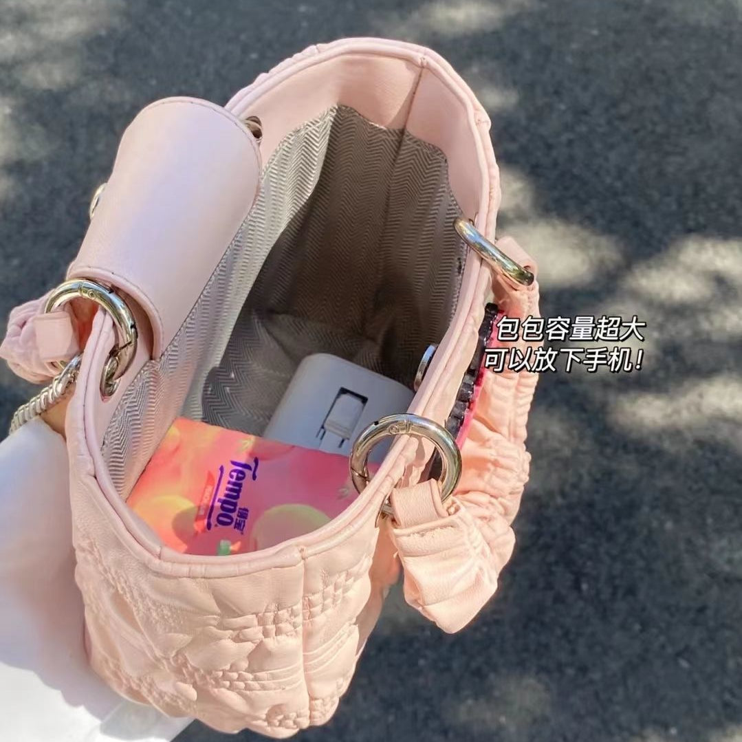 Barbie Bag Fashion Women Dreamy Handbag Kawaii Y2K Girls Shoulder Crossbody Tote Bags Anime Women Shopping Pouch Organizer Gifts