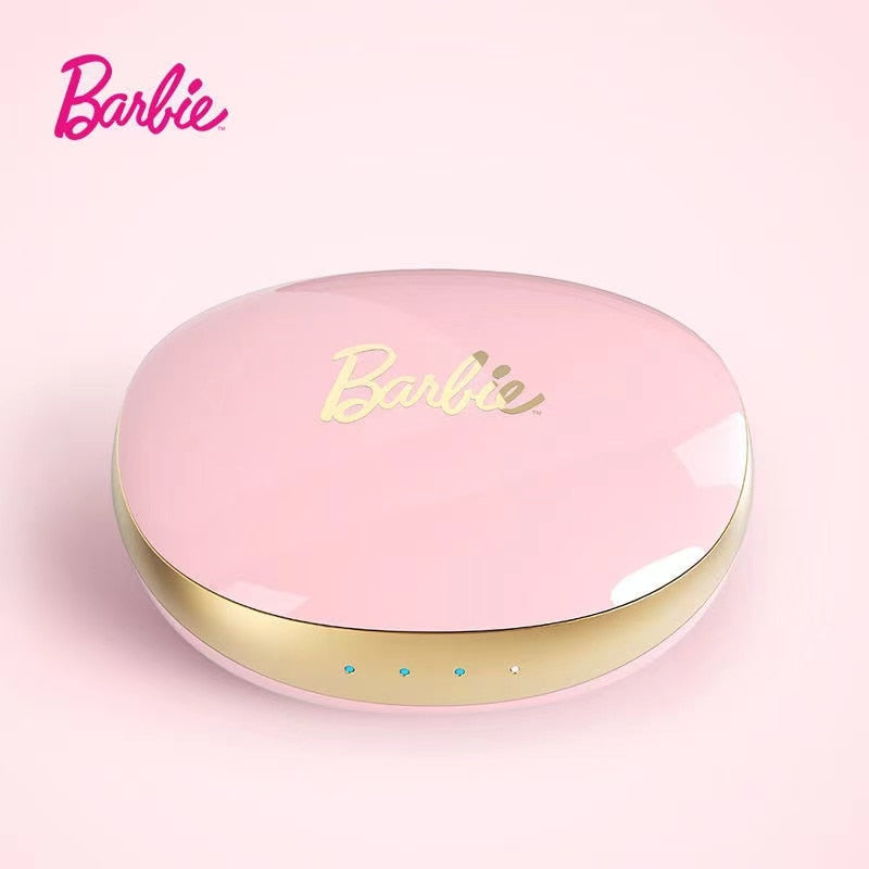 Barbie Earphone Mini Wireless Bluetooth Headset Retro Portable Girls Phone Accessories Fashion Girly Heart Durable Kawaii Gift