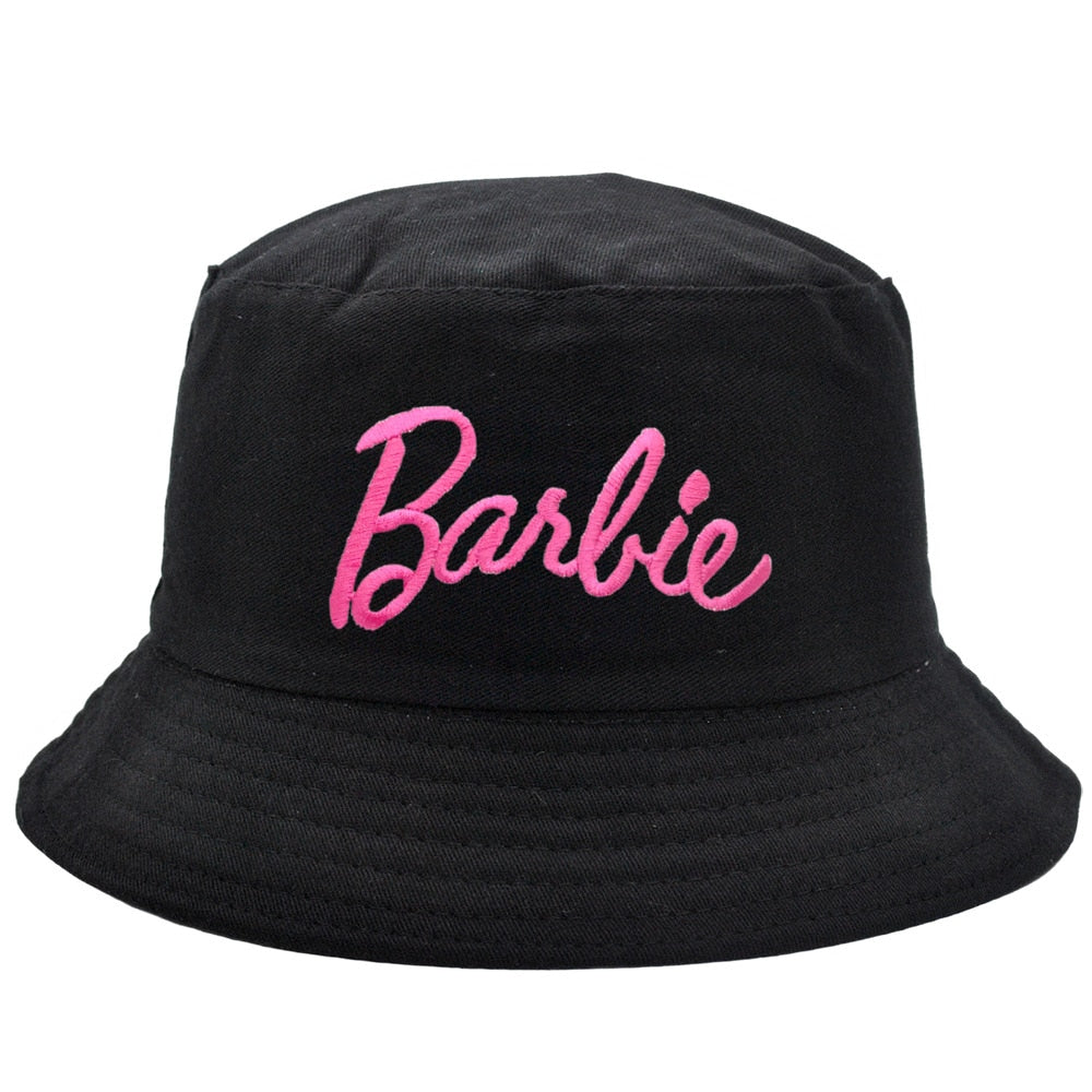 Barbie Macaron Fisherman Hat Summer Casual Sunshade Anime Kawaii Wide Brim Fishing Cap Women's Girl Sun Protection Birthday Gift Fisherman hat 2
