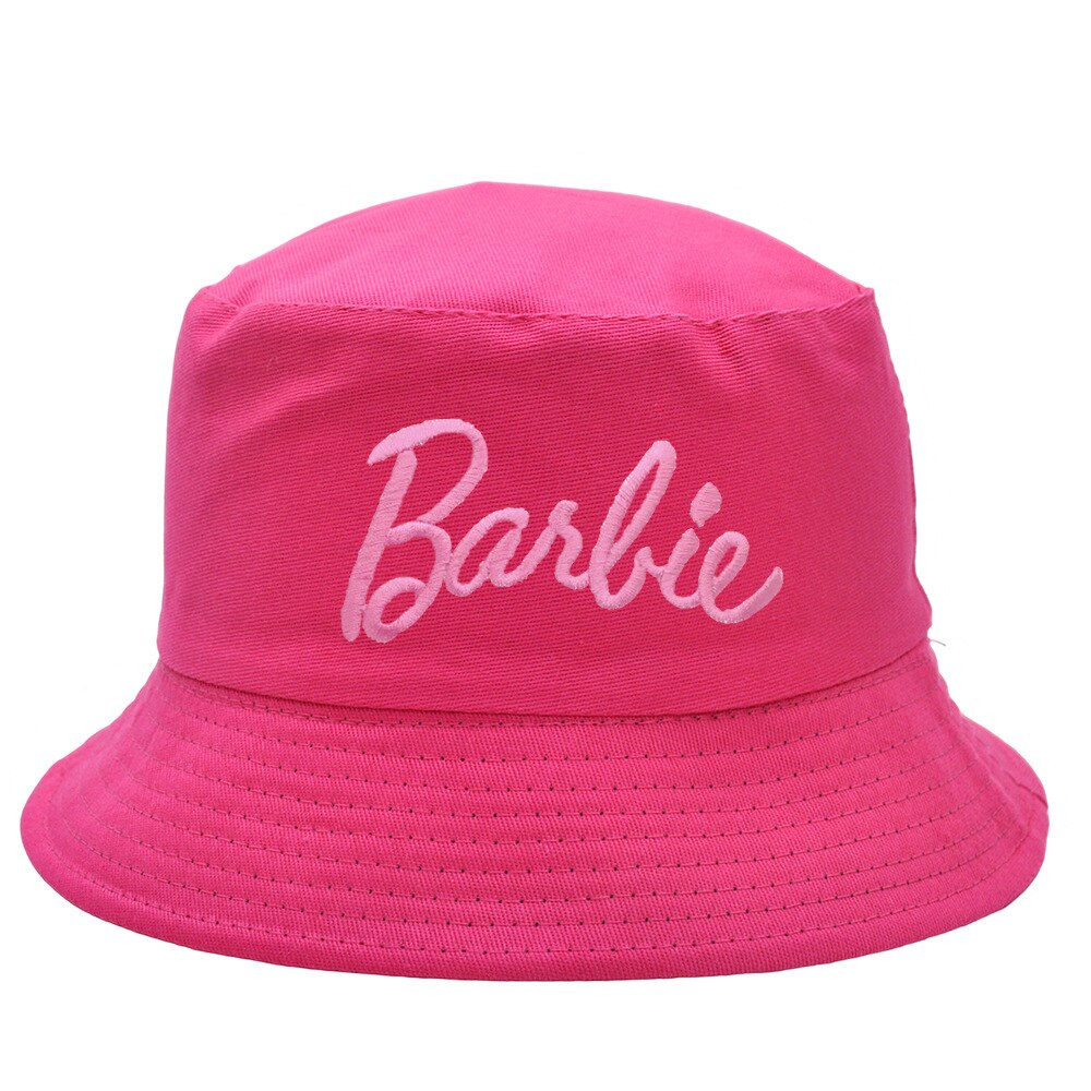 Barbie Macaron Fisherman Hat Summer Casual Sunshade Anime Kawaii Wide Brim Fishing Cap Women's Girl Sun Protection Birthday Gift Fisherman hat 6