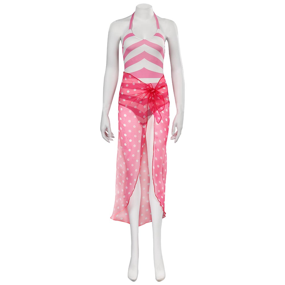 Barbie Margot Cosplay Swimsuit Skirt Costume Summer Swimwear Outfit Girls Women Jumpsuit Adults Halloween Carnival Party Suit