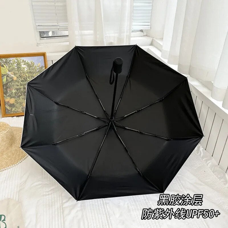 Barbie Umbrella Kawaii Cartoon Letter Automatic Manual Wind Rain Umbrellas Girls Sunshade Sunscreen Rain Gear Sun Umbrella Gifts