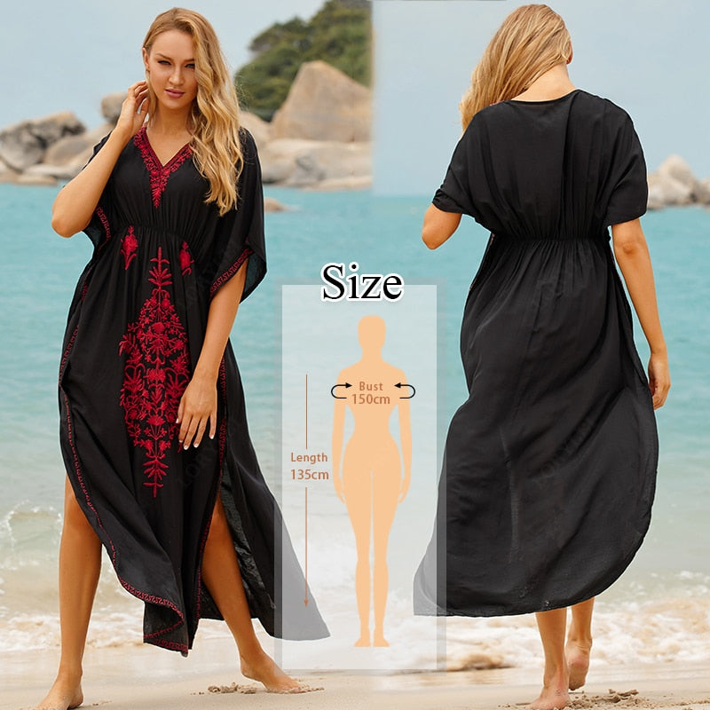 Beach Cover up Kaftans Sarong Bathing Suit Cover ups Beach Pareos Swimsuit Cover up Q854-641 One Size