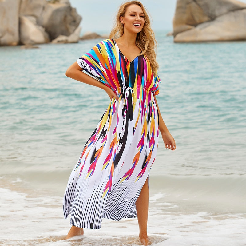 Beach Cover up Kaftans Sarong Bathing Suit Cover ups Beach Pareos Swimsuit Cover up