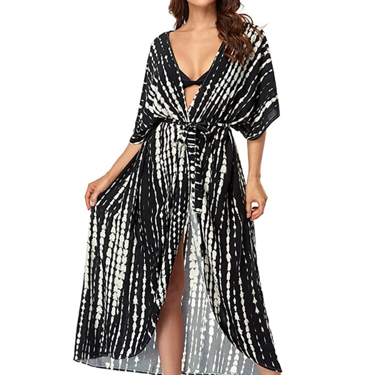 Beach Dress Sarong Cover-up Swimwear Bobe De Plage Pareo SC629B One Size