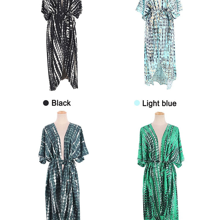 Bikini Cover-ups Beach Pareo Stripes