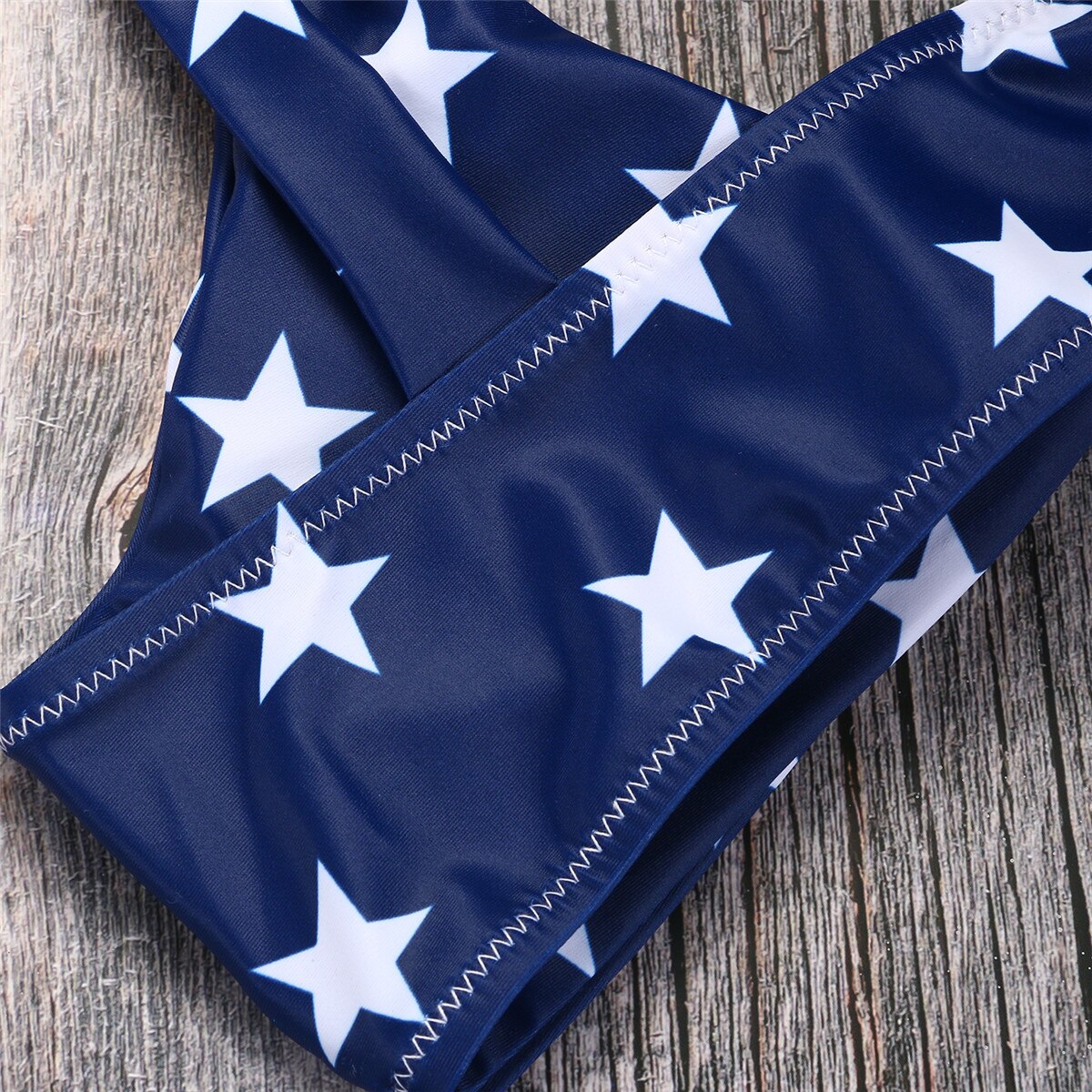 Bikini Flag of USA American Sexy Brazilian Bikini Set Swimsuit Woman Swim Wear Beachwear Tie Knot Front Lady Swimsuit