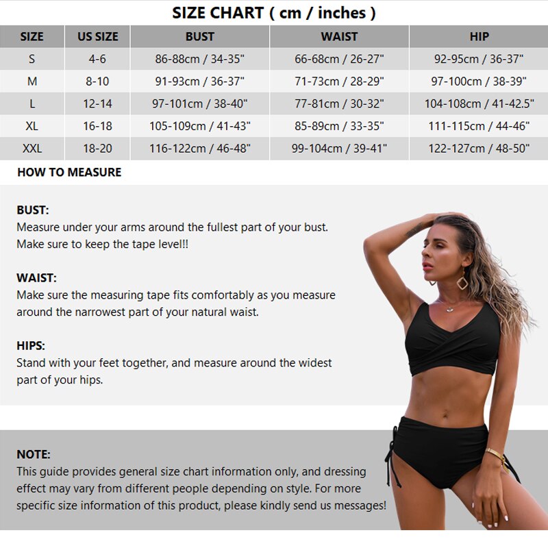 Bikini Set Push Up High Waisted