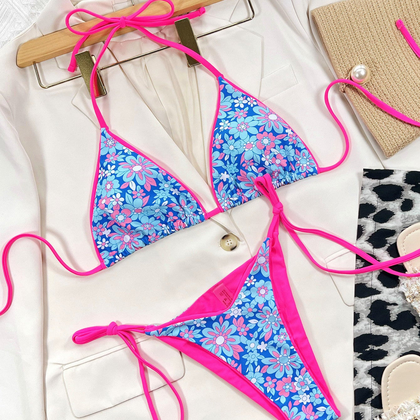 Bikini Women's European And American Triangle Bag Swimsuit