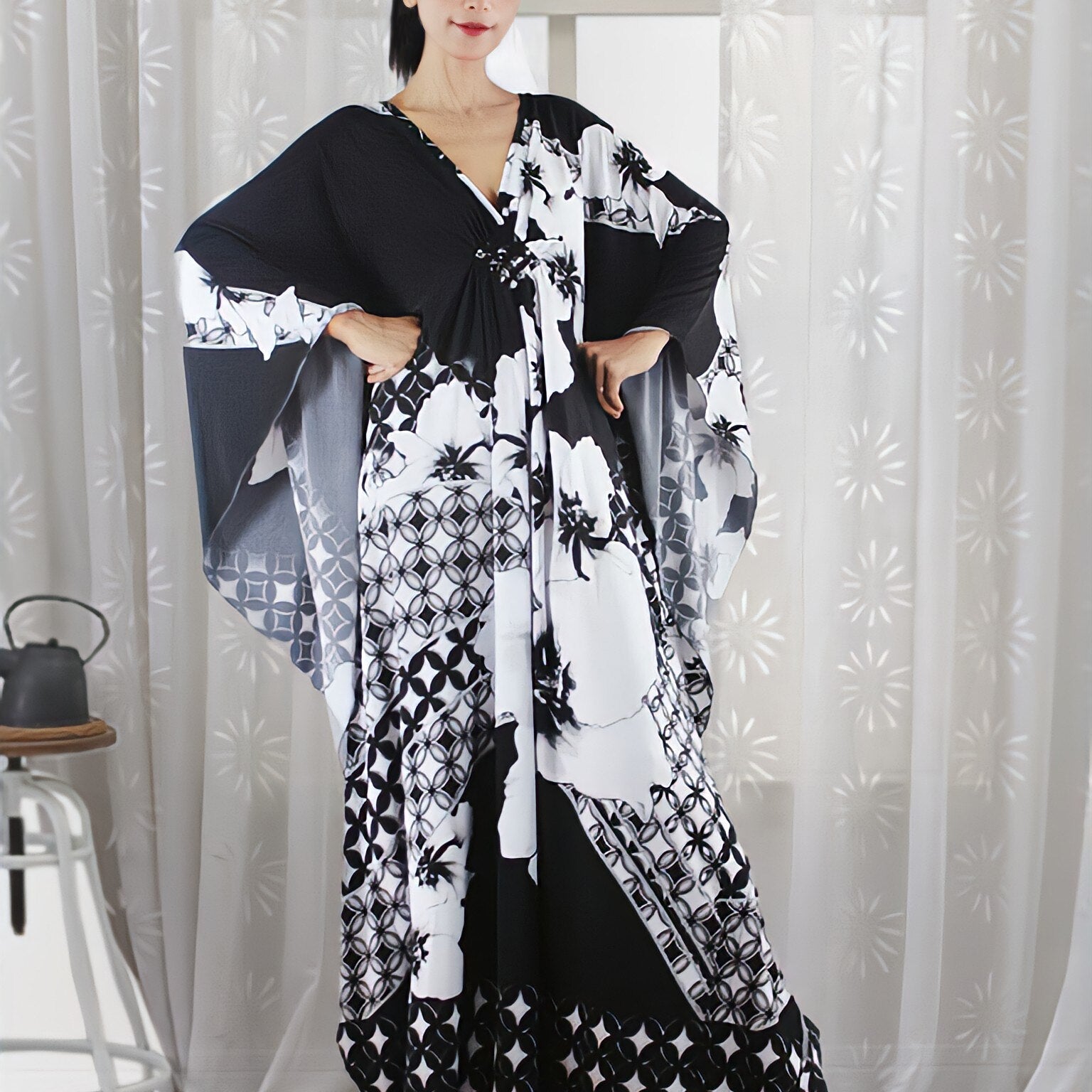 Black Beach Cover Up Plus Size Robe Kaftans Sarong Bathing Suit Cover Ups Beach Pareos Bikini Cover Up Womens Beachwear Tunic Color 23 One Size