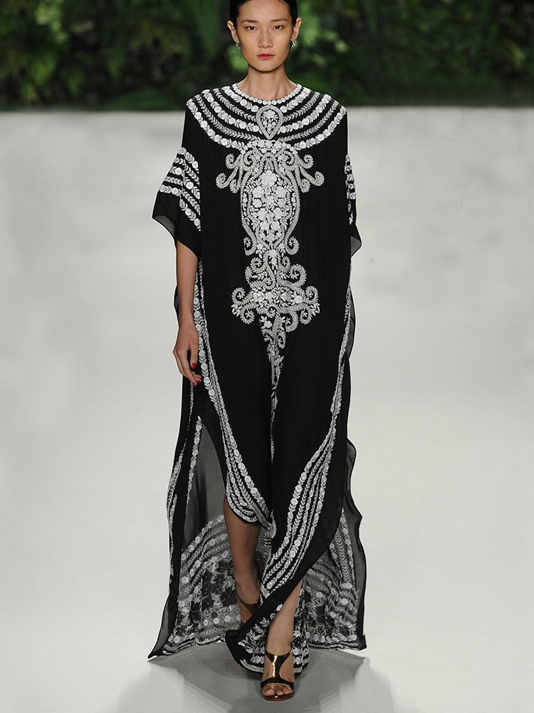 Black Beach Cover Up Plus Size Robe Kaftans Sarong Bathing Suit Cover Ups Beach Pareos Bikini Cover Up Womens Beachwear Tunic Color 08 One Size