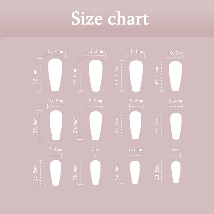 Black White French Stars Rhinestone Wearable Long Ballet Fake Nails Full Cover Finished False Nails Press on Nails with Glue