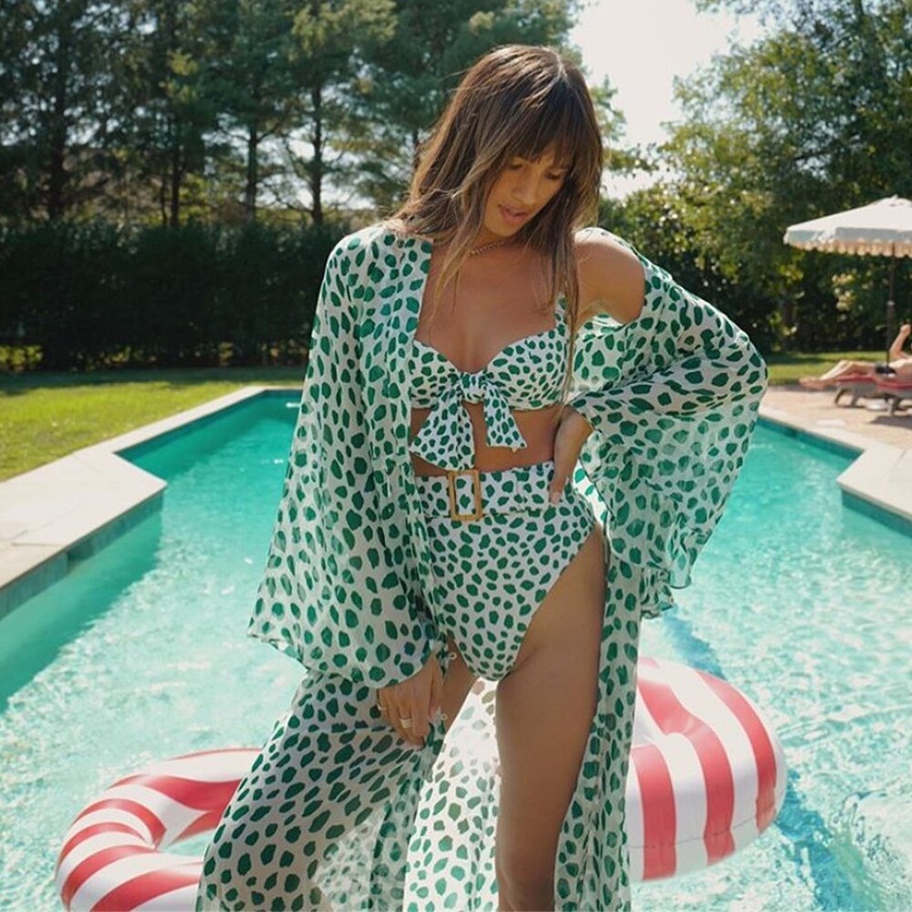 Blue Eyes Bikini Beach Cover up Tunics for Beach Long Kaftan Bikini Cover up Robe de Plage Sarong Beach Swimsuit cover-ups TZ21133G10 One Size