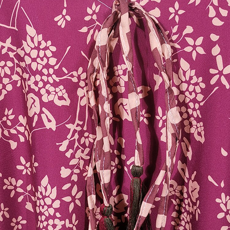 Boho Dress V Neck Beach Cover Up Pareo Maxi Dress - Robe Plage Kaftan Dress Beachwear