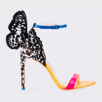 Brand Design Butterfly Back Sandals Angel Wing Sandalias Woman High Heels Buckle Strap Thin Heels Lady Pumps pic 10