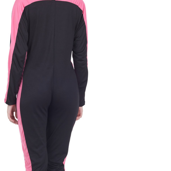Burkini Conservative One-piece Swimsuit Color Matching Ladies Wetsuit