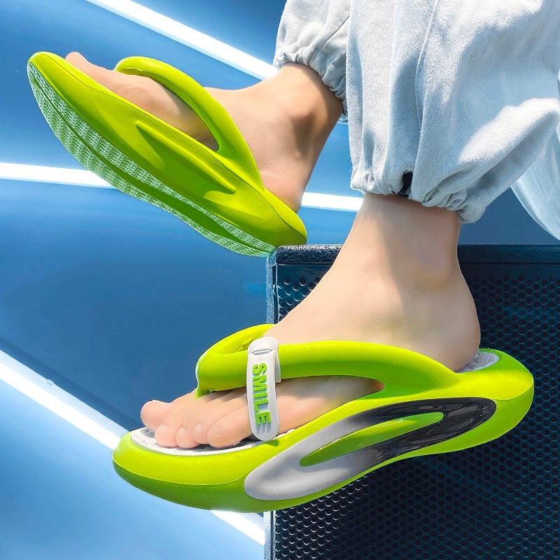 Casual Platform Non-slip Flip Flops Shoes 2024 Summer New Fashion Bathroom Home Slippers Womens EVA Indoor Slides Sandals AMAIO
