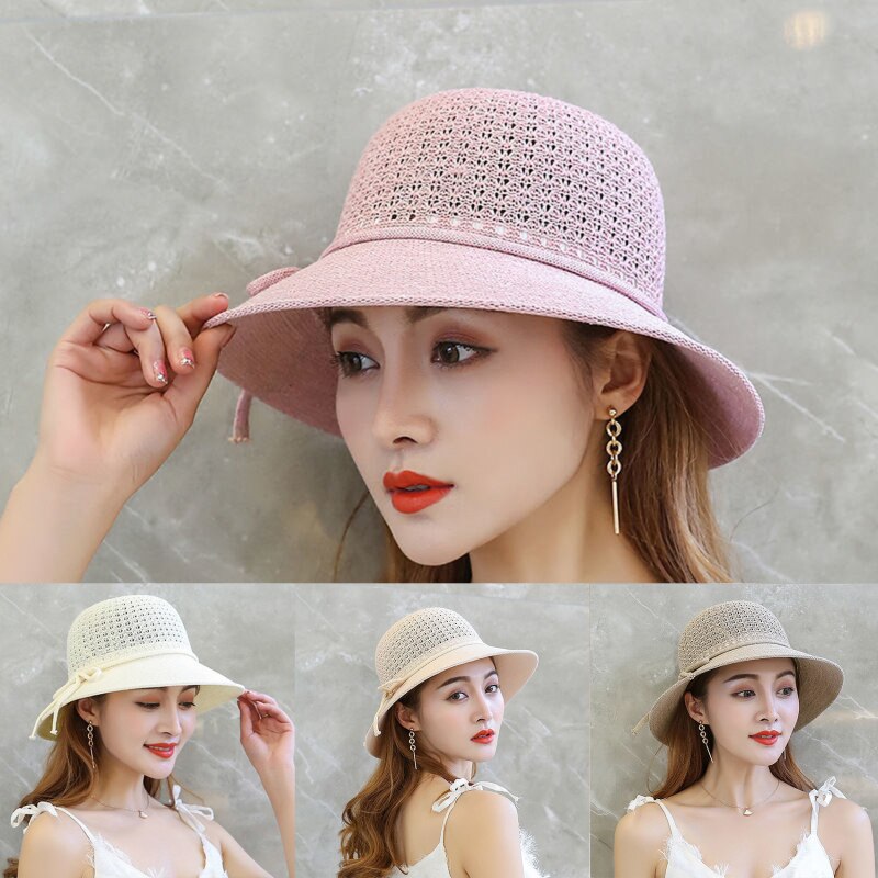 Cool Women Bucket Hats Female 2024 New Summer Korean Fahsion Sunscreen Fisherman Cap Outdoor Beach Sun Cap Hat For Women