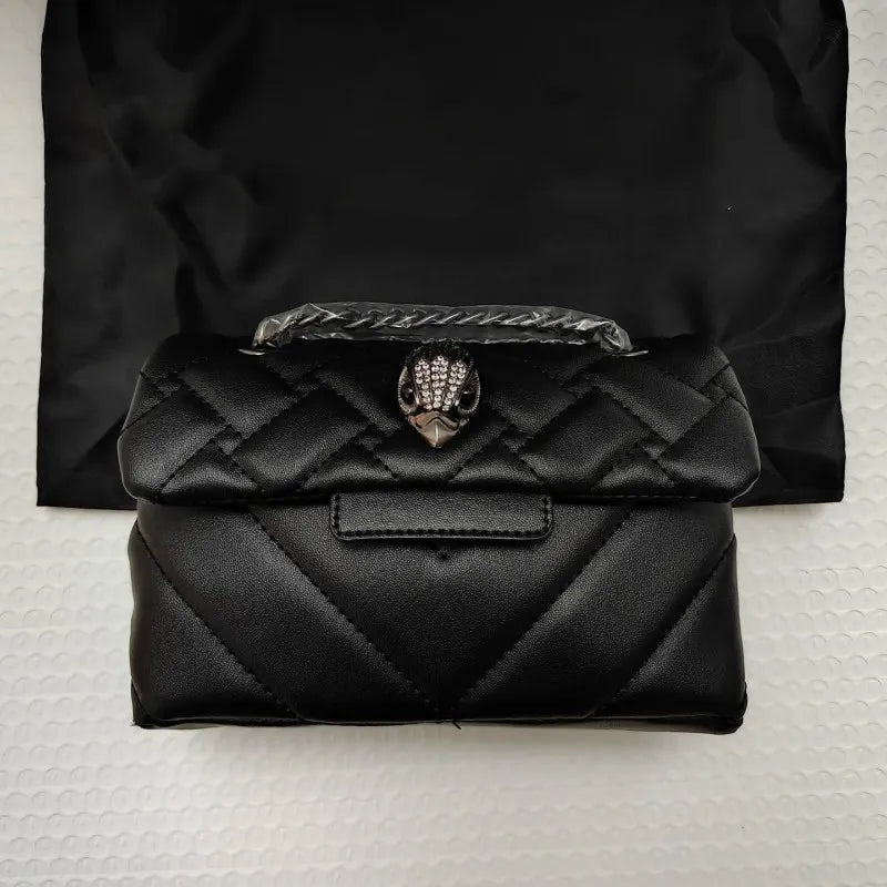 Crossbody Bag Fashion Small Fragrant Wind Lingge One Shoulder Chain PU Bag Women Mini