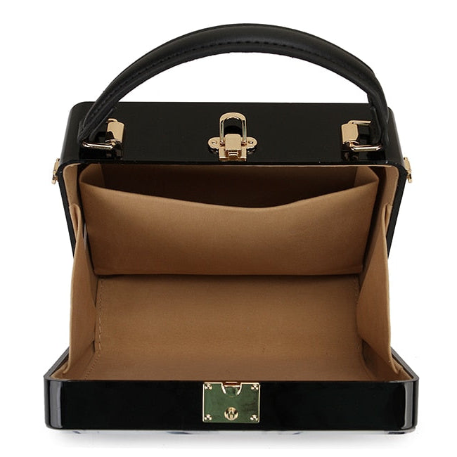 Dazzling Sunglasses Women Purses and Handbag Designer Cartoon Acrylic Style Shoulder Bag Female Crossbody Bag Party Clutch Totes