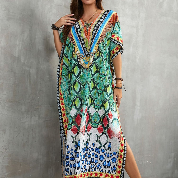 Easy Dry Beach Cover Up Robe Plage Pareo Photo-23