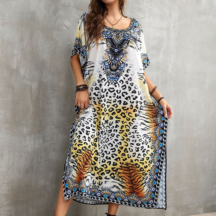 Easy Dry Beach Cover Up Robe Plage Pareo Photo-05