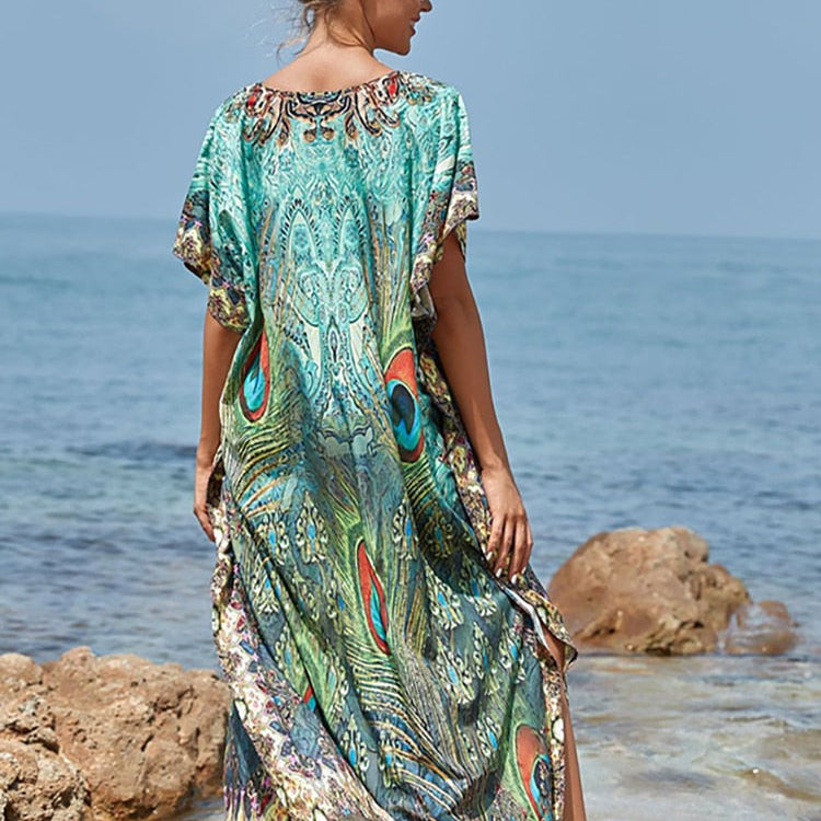 Easy Dry Beach Cover Up Robe Plage Pareo