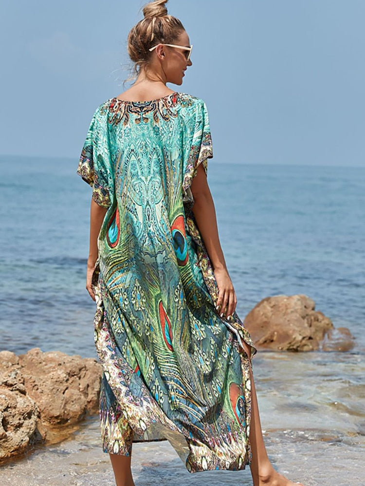 Easy Dry Beach Cover Up Robe Plage Pareo